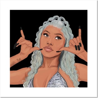 Hip Hop Queen Posters and Art